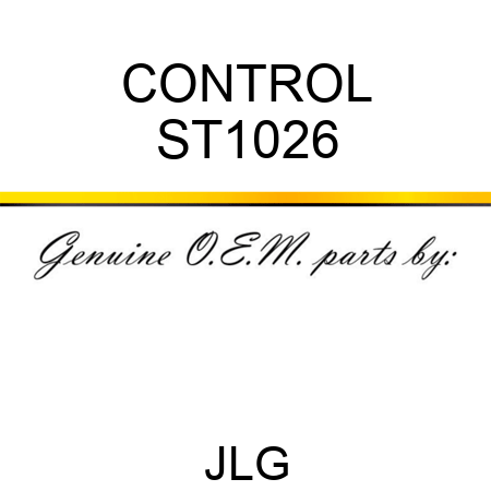 CONTROL ST1026