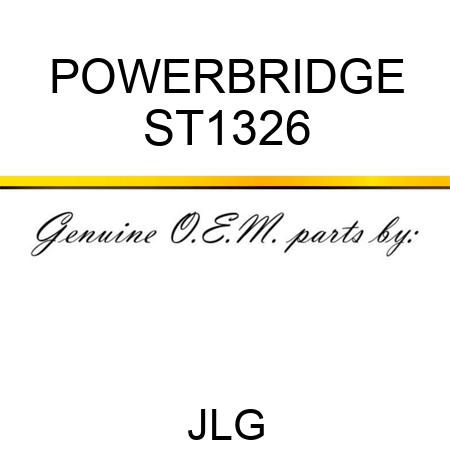 POWERBRIDGE ST1326