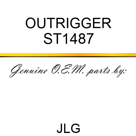 OUTRIGGER ST1487