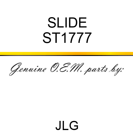 SLIDE ST1777