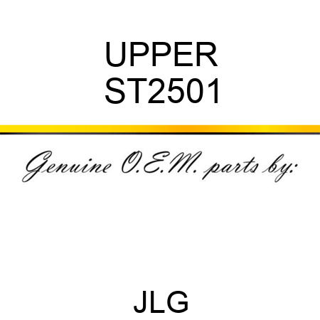 UPPER ST2501