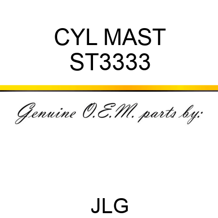CYL MAST ST3333