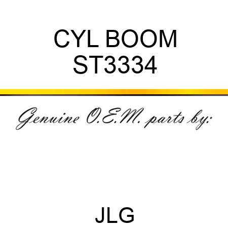 CYL BOOM ST3334