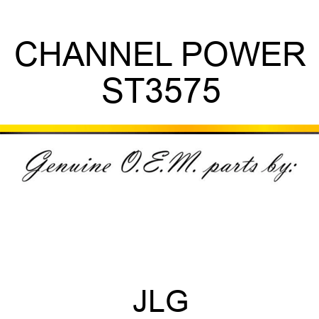 CHANNEL POWER ST3575