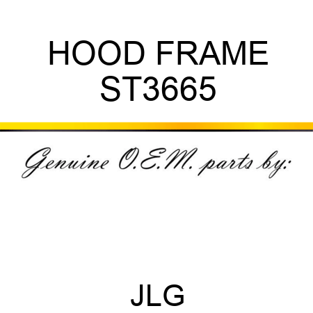 HOOD FRAME ST3665