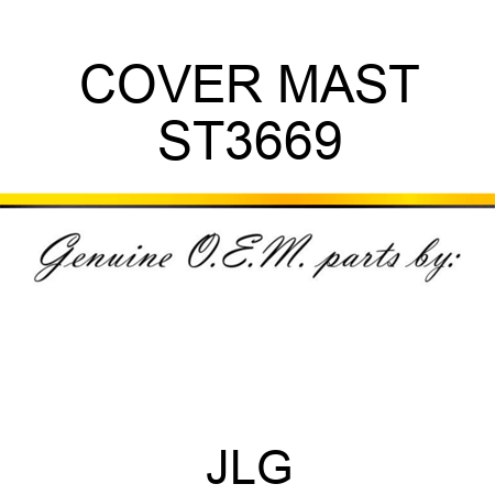 COVER MAST ST3669