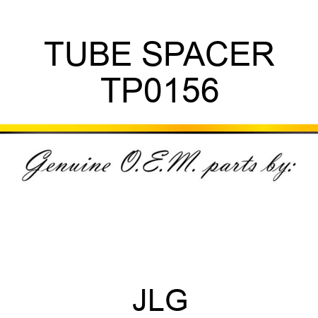 TUBE SPACER TP0156