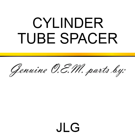 CYLINDER TUBE SPACER