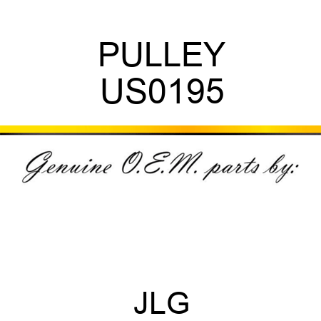PULLEY US0195