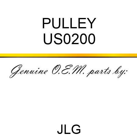 PULLEY US0200