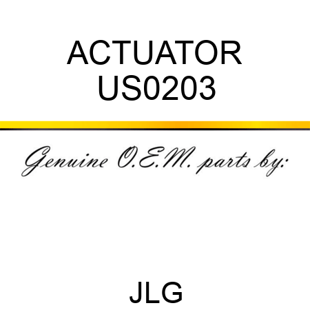 ACTUATOR US0203