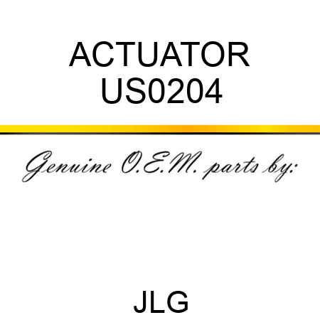 ACTUATOR US0204