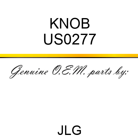 KNOB US0277