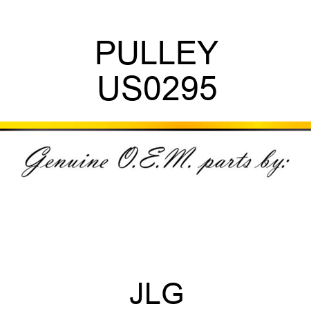 PULLEY US0295