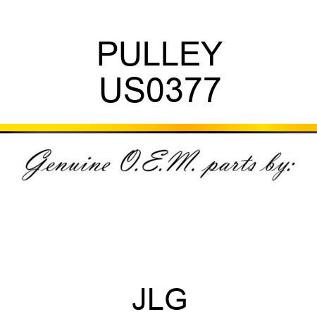 PULLEY US0377