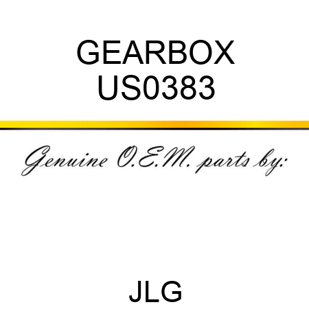 GEARBOX US0383
