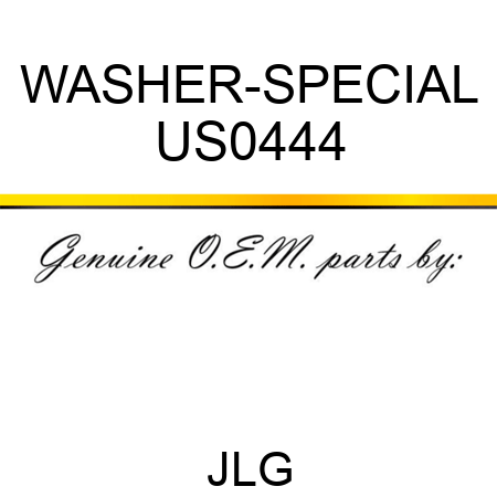 WASHER-SPECIAL US0444