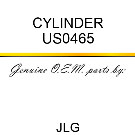 CYLINDER US0465