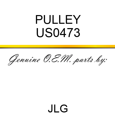 PULLEY US0473