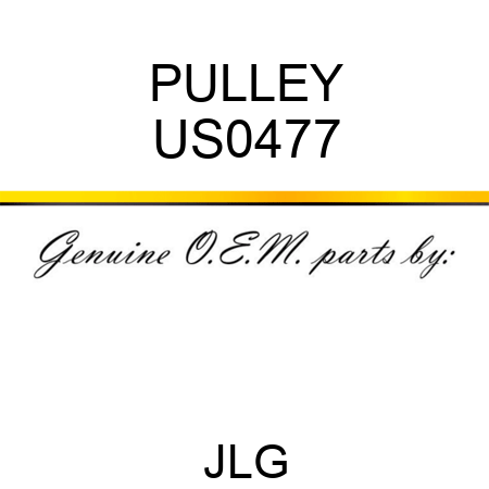 PULLEY US0477