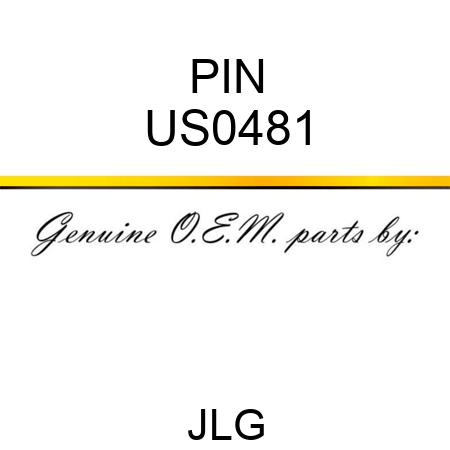 PIN US0481