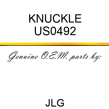 KNUCKLE US0492