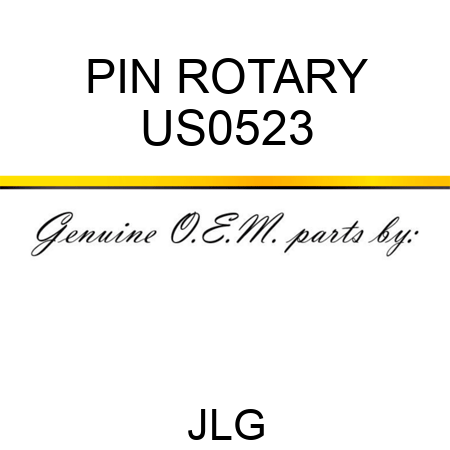 PIN ROTARY US0523