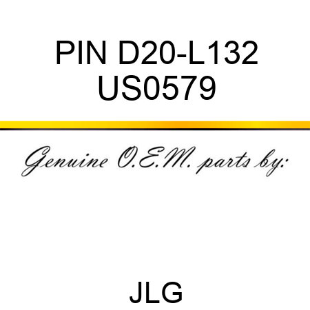 PIN D20-L132 US0579