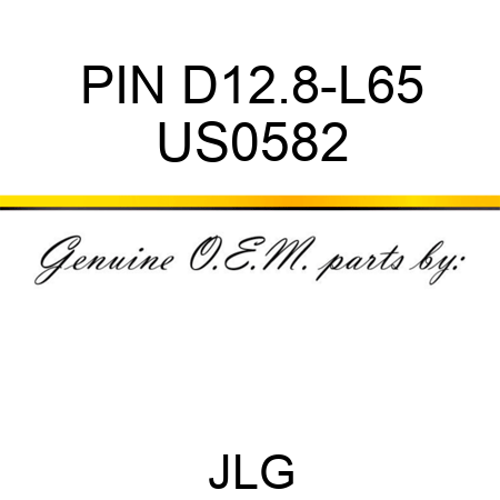 PIN D12.8-L65 US0582