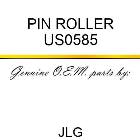 PIN ROLLER US0585