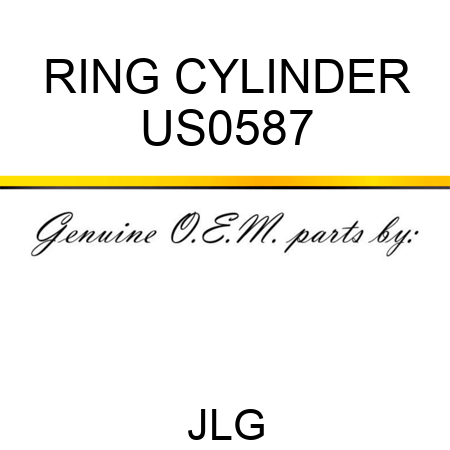 RING CYLINDER US0587