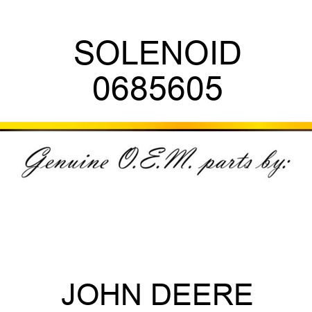 SOLENOID 0685605