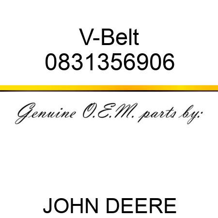 V-Belt 0831356906