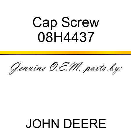 Cap Screw 08H4437