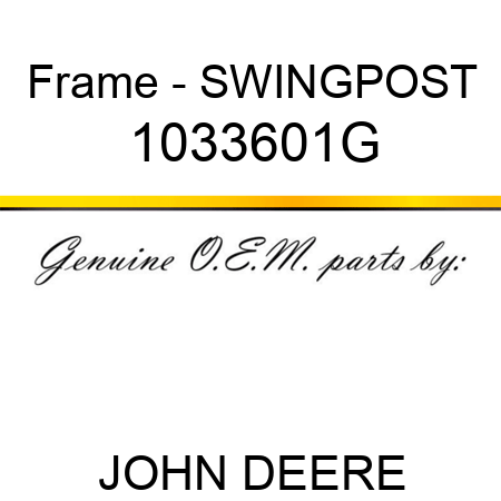 Frame - SWINGPOST 1033601G