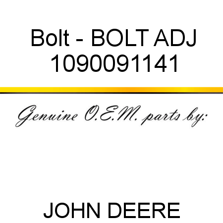 Bolt - BOLT, ADJ 1090091141