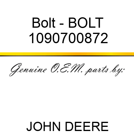 Bolt - BOLT 1090700872