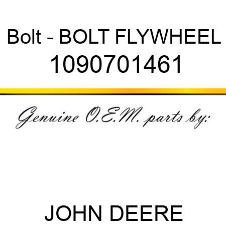 Bolt - BOLT FLYWHEEL 1090701461