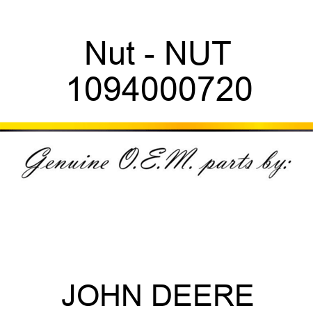 Nut - NUT 1094000720