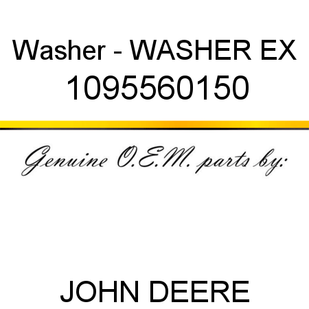 Washer - WASHER, EX 1095560150