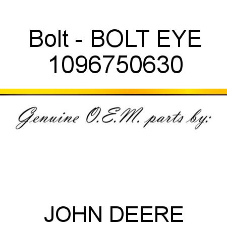 Bolt - BOLT, EYE, 1096750630