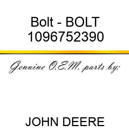 Bolt - BOLT 1096752390