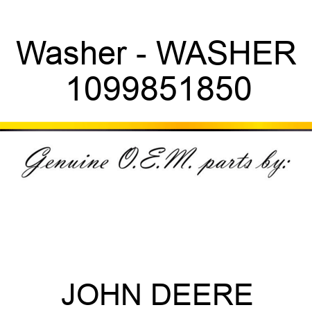 Washer - WASHER 1099851850