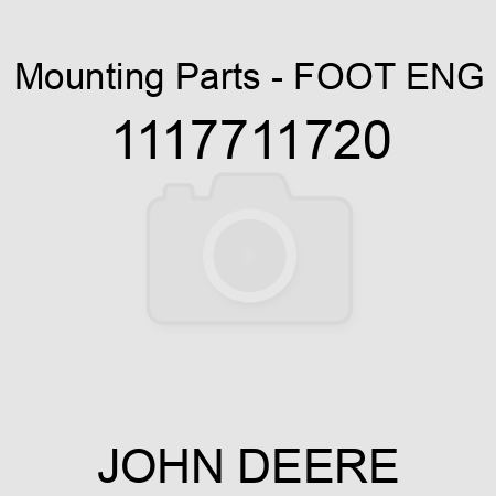 Mounting Parts - FOOT ENG 1117711720