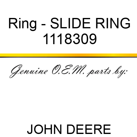 Ring - SLIDE RING 1118309