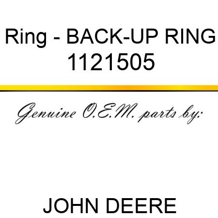 Ring - BACK-UP RING 1121505