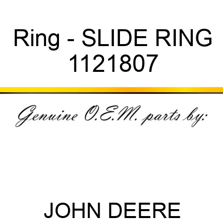 Ring - SLIDE RING 1121807