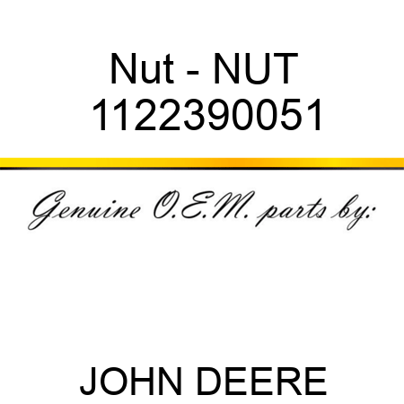 Nut - NUT 1122390051