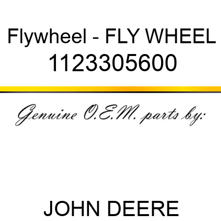 Flywheel - FLY WHEEL 1123305600