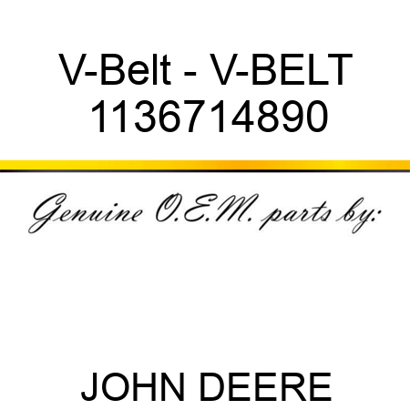 V-Belt - V-BELT 1136714890